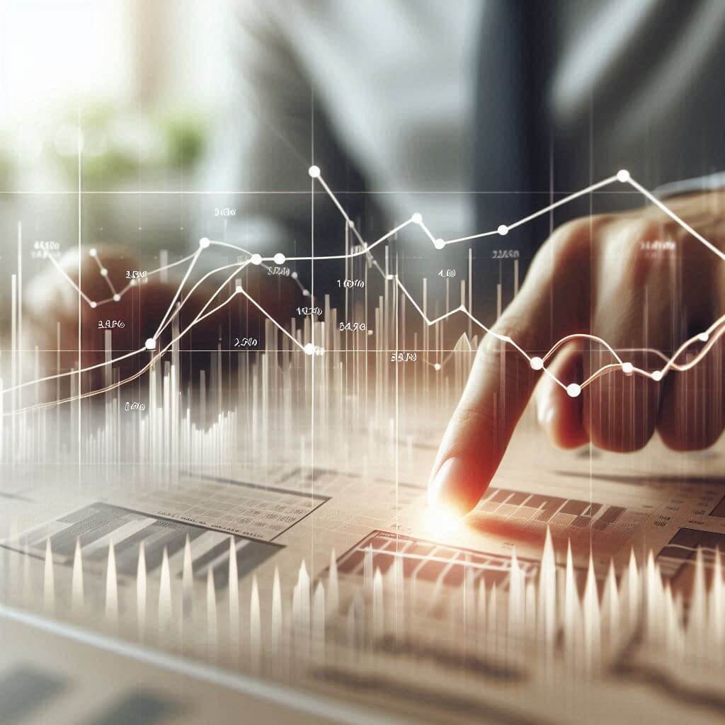 Gráfico mostrando a variação das taxas de juros ao longo do tempo e seu impacto no custo de financiamentos e investimentos pessoais.